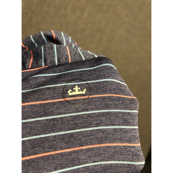 Peter millar scotty cameron fined milled putters polo shirt mens medium striped - Picture 6 of 8